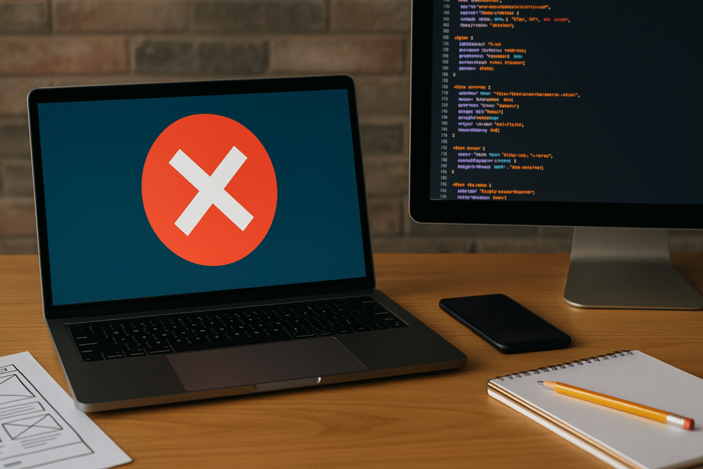 Errores al diseñar una página web y cómo evitarlos